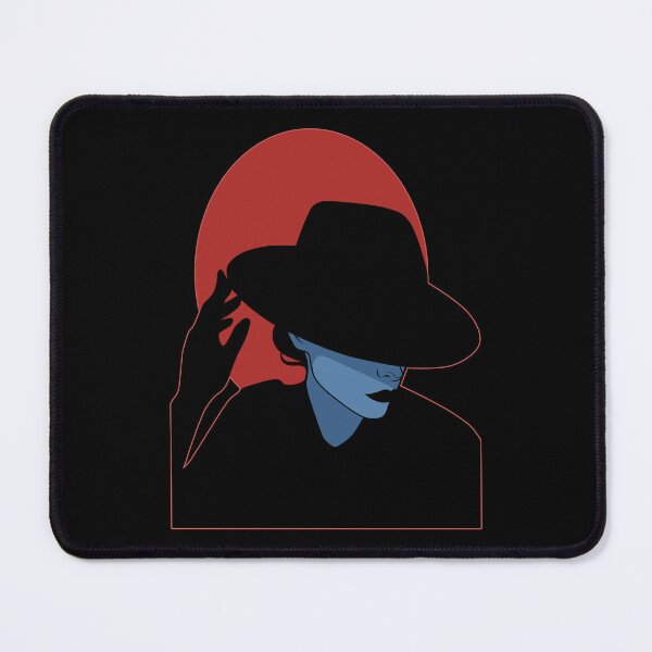 Item preview, Dark Lady (Red and Blue on Black) designed and sold by ObsidianDaz.