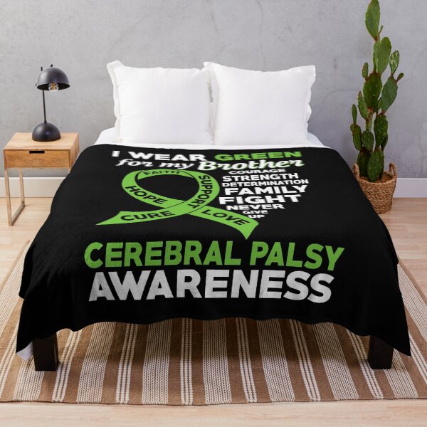 Item preview, I Wear Green for My Brother Cerebral Palsy Awareness designed and sold by Adolfo114.