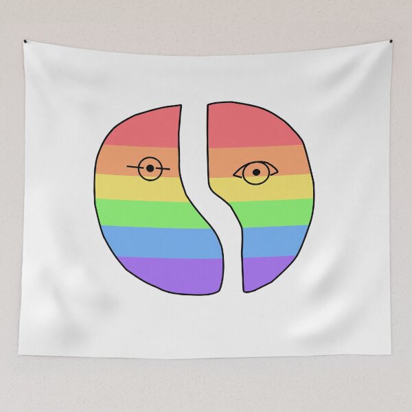 Item preview, Hedwig and the Angry Inch Origin of Love Rainbow Pride Flag designed and sold by Scout Strong.