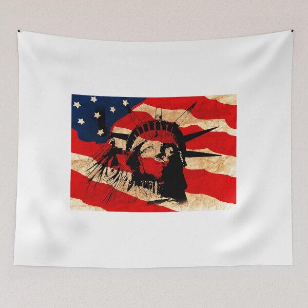 Item preview, USA flag and Liberty Statue designed and sold by ilmagatPSCS2.