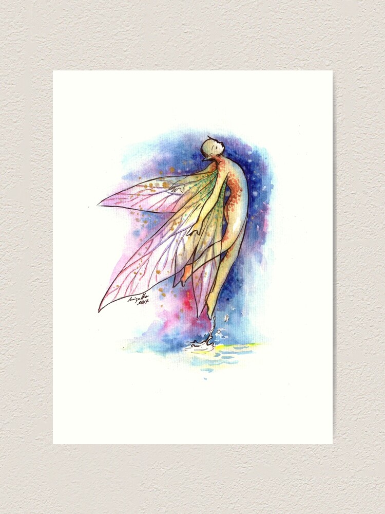 Alternate view of The Graceful Fairy Art Print