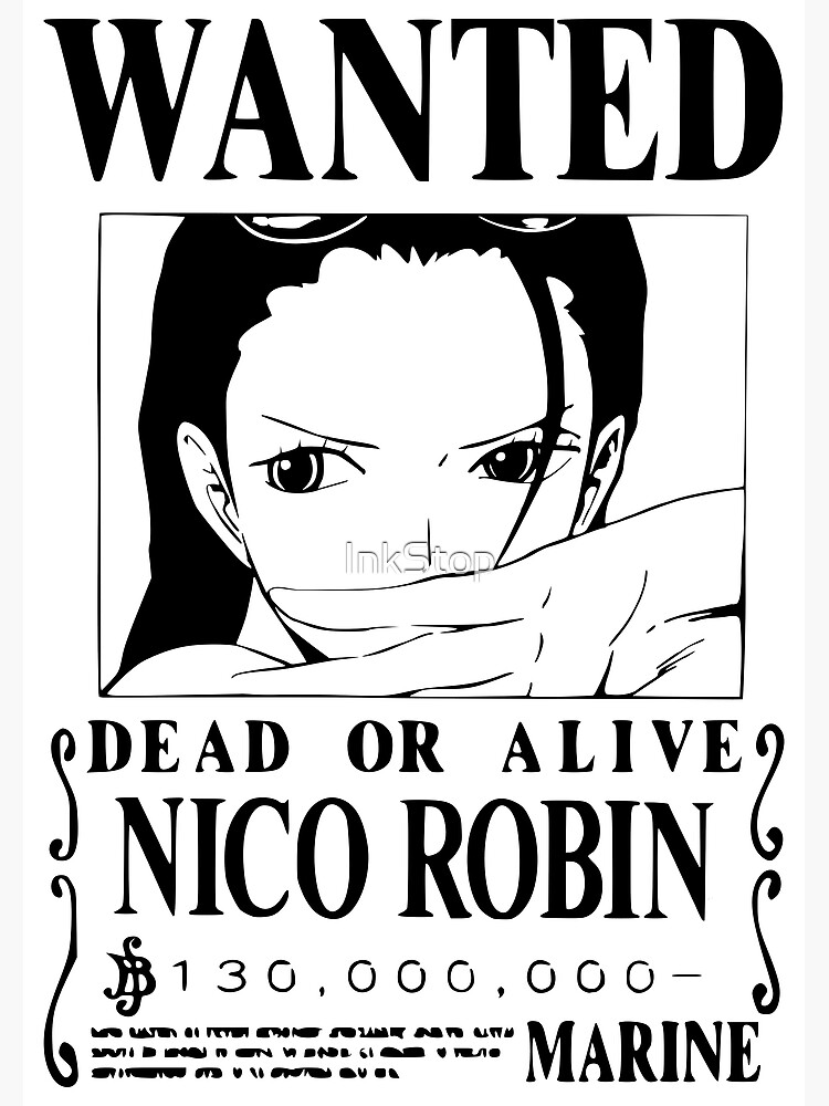 Robin Wanted Poster - Black Vectors - No Background
