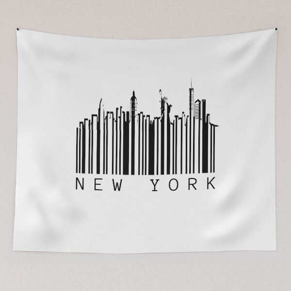 Item preview, New York Skyline Bar Code  designed and sold by SiYDesigns.