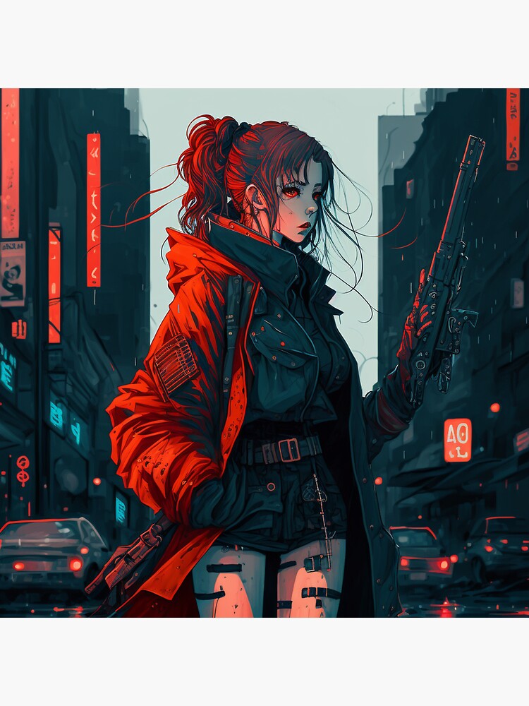 cyberpunk anime girl wallpaper by romeojazz8 - Download on ZEDGE™