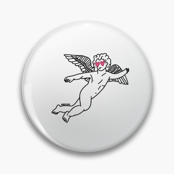Item preview, Flying Angel (PINK) Sticker designed and sold by redlegliv.