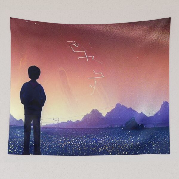 Item preview, Small Person and the Starry Night Sky of Saturn designed and sold by D3monic.