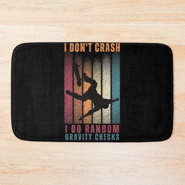Item preview, I Don't Crash I Do Random Gravity Checks Skateboard Cool Vintage Retro Skateboarding Gift For Skateboarder   designed and sold by Diferenty Shop  ⭐⭐⭐⭐⭐.