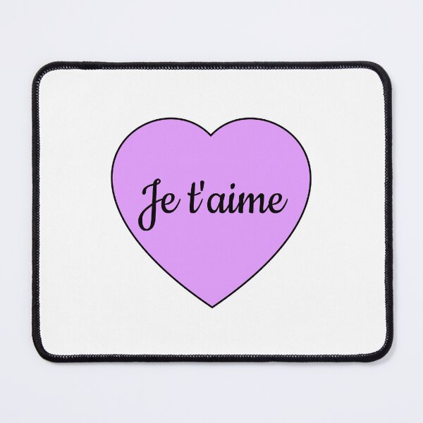 Item preview, Je T'aime - I love you in French - Happy Valentines Day designed and sold by Inspirationmotivation.