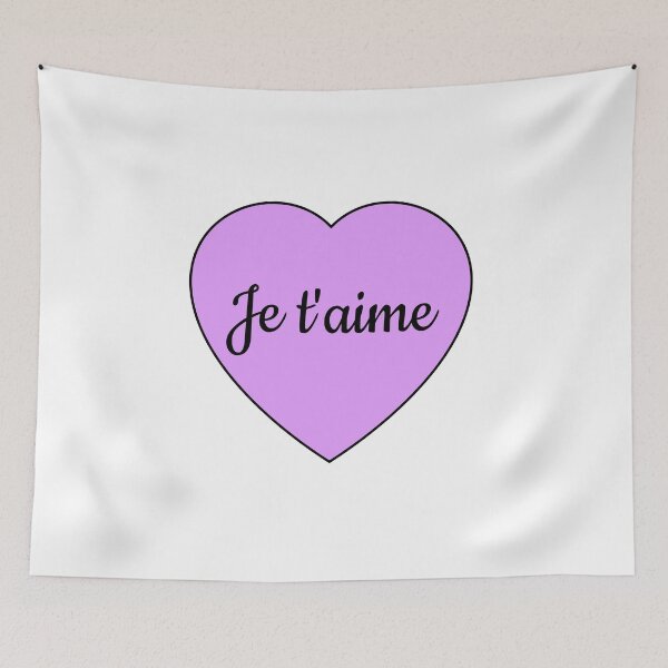 Item preview, Je T'aime - I love you in French - Happy Valentines Day designed and sold by Inspirationmotivation.