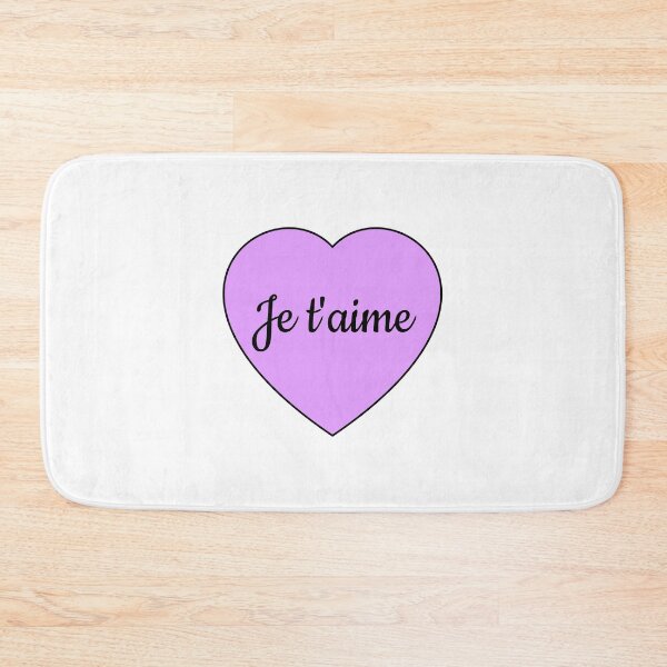 Item preview, Je T'aime - I love you in French - Happy Valentines Day designed and sold by Inspirationmotivation.