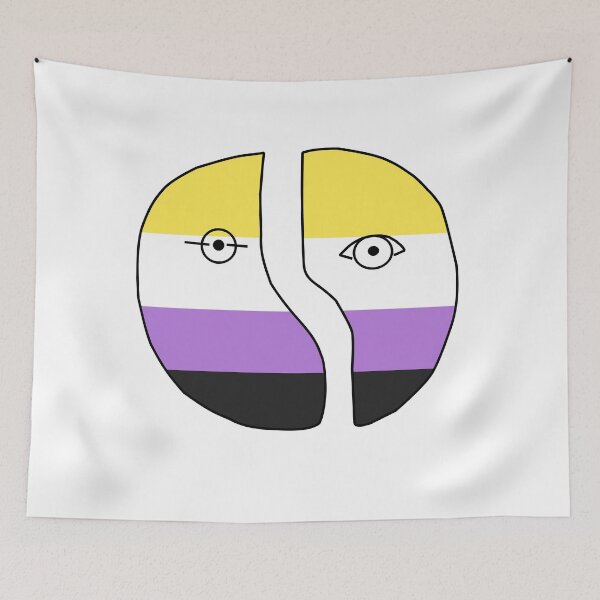 Item preview, Hedwig and the Angry Inch Origin of Love Nonbinary Pride Flag designed and sold by Scout Strong.