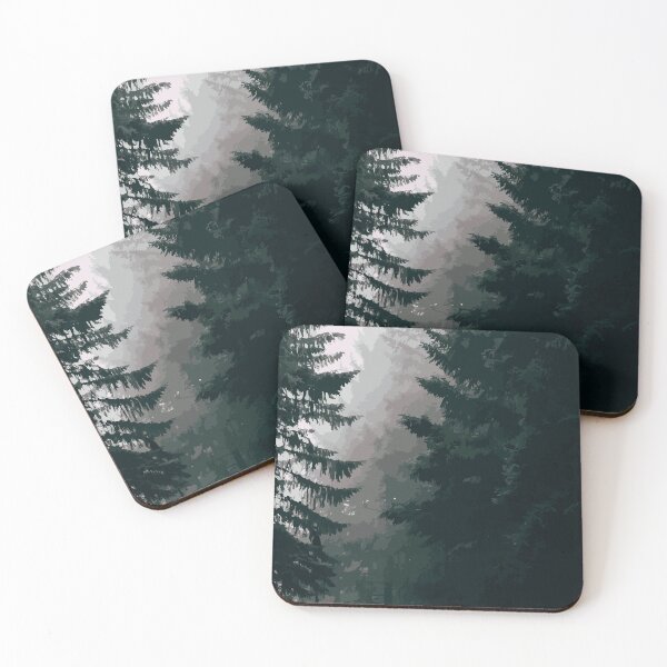 Item preview, Abstract Illustration:- Abstract Forest Wall Art-Abstract Forest Art Prints designed and sold by typoinspired.