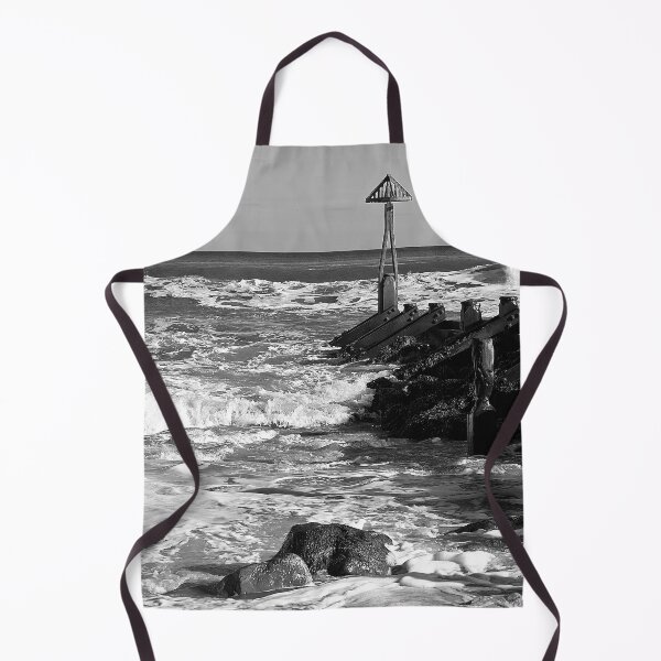 Item preview, Choppy sea and weathered groyne designed and sold by Violaman.