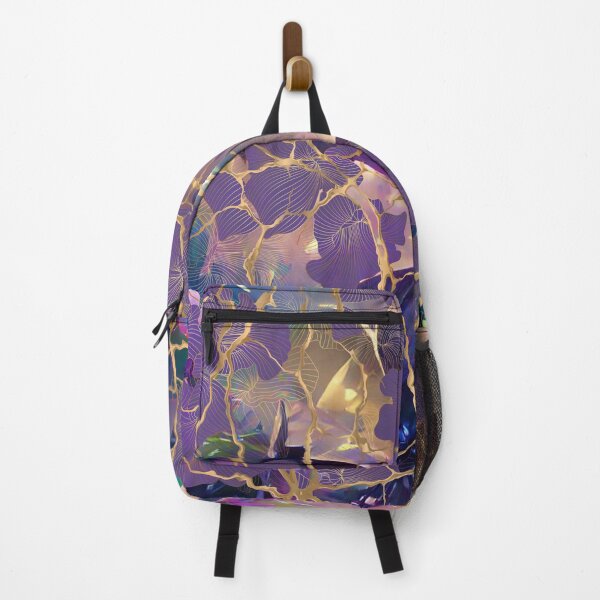 Item preview, Japanese Garden: Butterflies and Flowers. Kintsugi Pattern designed and sold by CatCoconut-Art.