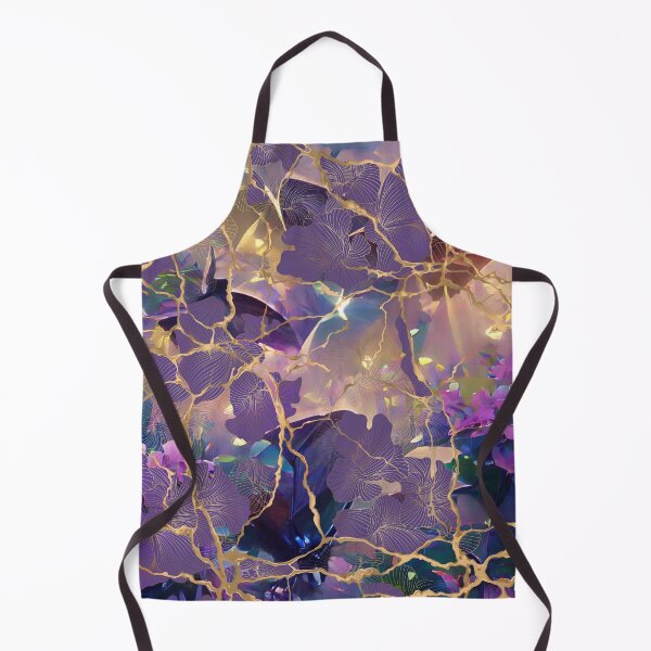 Item preview, Japanese Garden: Butterflies and Flowers. Kintsugi Pattern designed and sold by CatCoconut-Art.