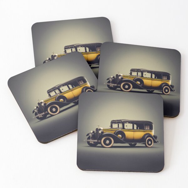 Item preview, Art Deco Style Taxis designed and sold by TheArtfulAI.