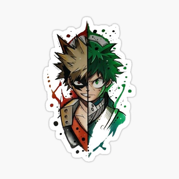 anime Fire Green Ball Sticker for Sale by theawshp