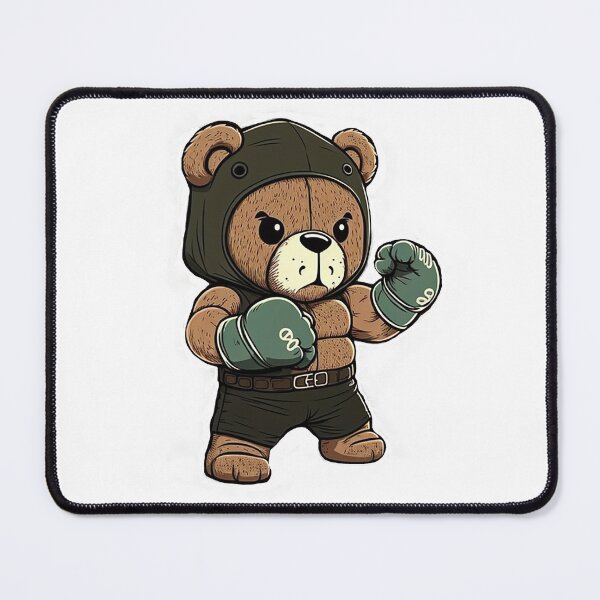 Item preview, Cool bear in old scool boxing gloves designed and sold by Maryberry96.