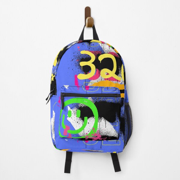 Item preview, Bienvenido a 32649 con diseño de grafiti en spray y fondo azul. designed and sold by GREENTAGs.