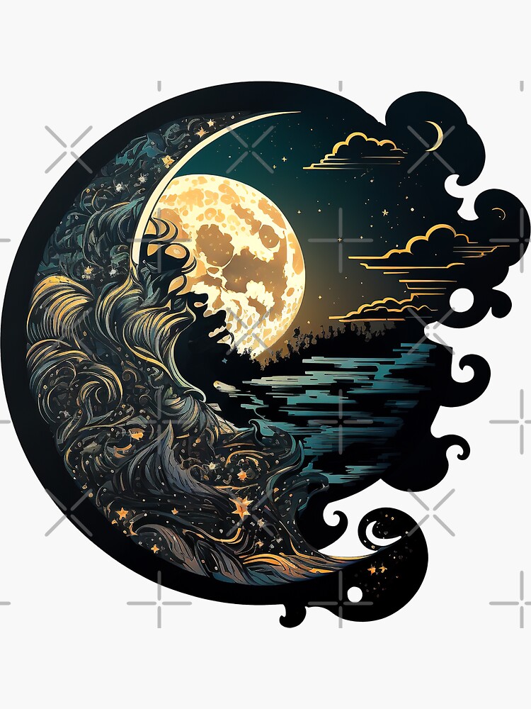 Mystical Moon Stickers