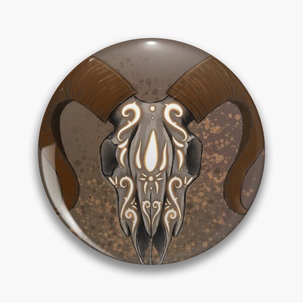 Item preview, Ethereal Ram Skull designed and sold by Weirdstuffshop.