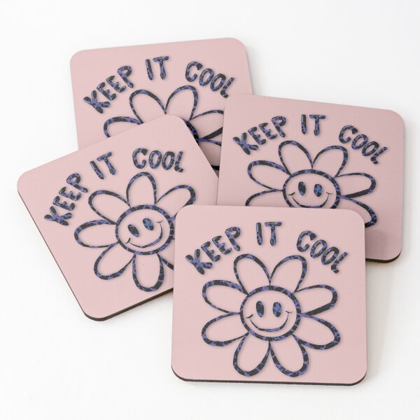 Item preview, Keep It Cool - Trippy, Groovy Smiley Flower  designed and sold by tristinrose.