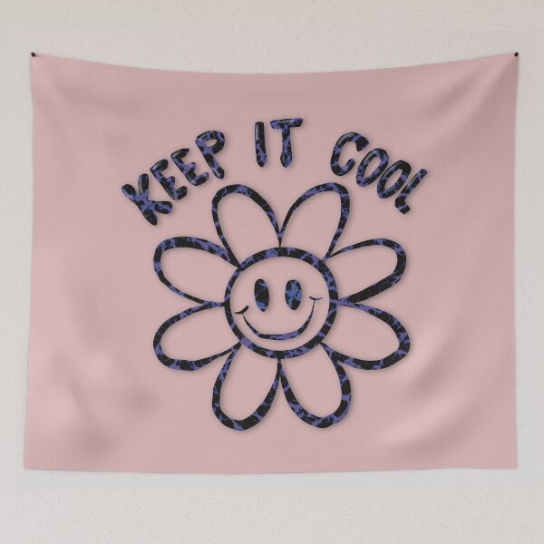 Item preview, Keep It Cool - Trippy, Groovy Smiley Flower  designed and sold by tristinrose.
