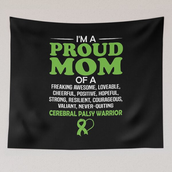 Item preview, Proud Mom Of A Cerebral Palsy Awareness Warrior designed and sold by Adolfo114.