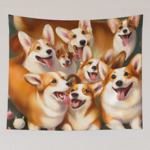 Item preview, Playful Corgis - The Entertaining Pups - Funny and Full of Energy designed and sold by WBP Mart.