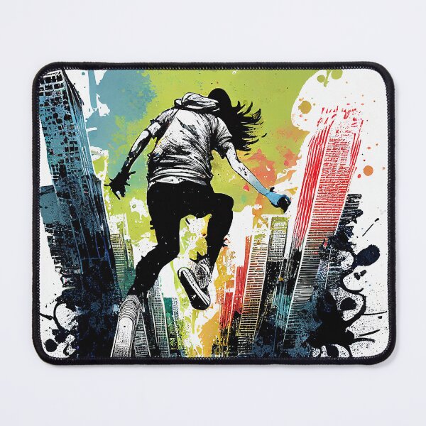 Item preview, Urban Parkourist Spray Painting designed and sold by TortillaChief.