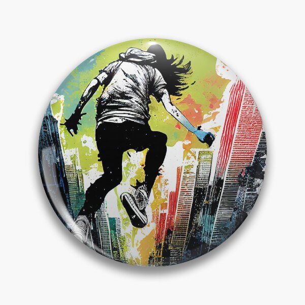 Item preview, Urban Parkourist Spray Painting designed and sold by TortillaChief.