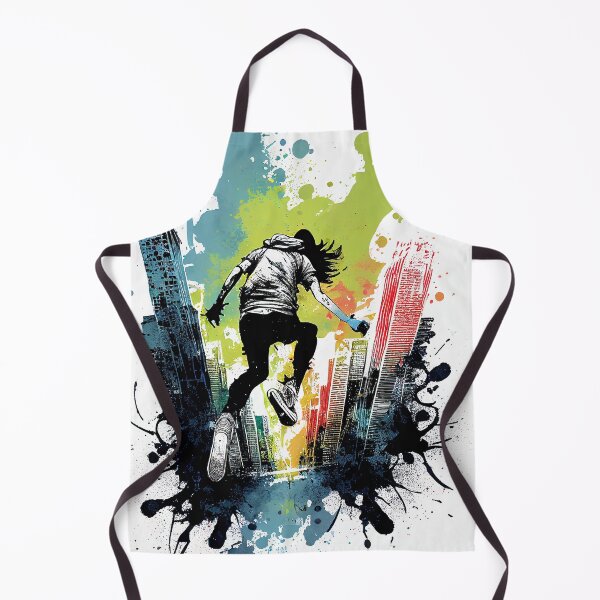 Item preview, Urban Parkourist Spray Painting designed and sold by TortillaChief.