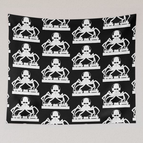 Item preview,  Spider DJ, with a human head is white designed and sold by Voldes.