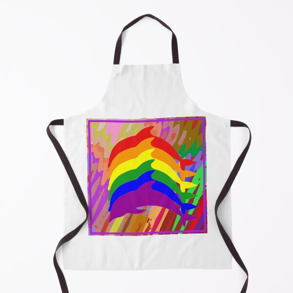 Item preview, Rainbow dolphin designed and sold by Rowbic.