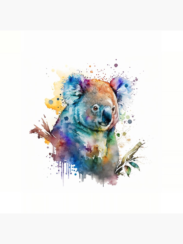 Colorful Koala Art Print