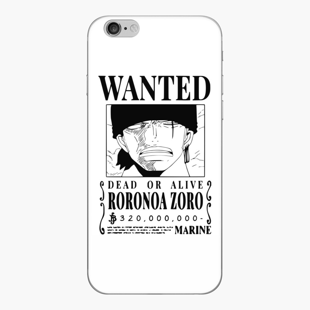 Zoro Bounty Wanted Poster One Piece iPhone XS Max Case by Anime One Piece -  Pixels