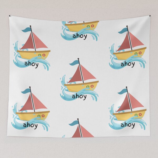 Item preview, Ahoy Travel by Boat Adventure designed and sold by Nonshape.