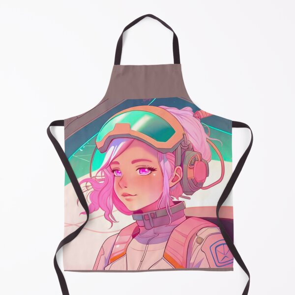 Item preview, Anime Girl in Space designed and sold by TheFoxyWolfShop.