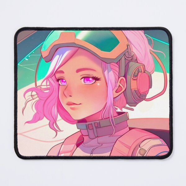 Item preview, Anime Girl in Space designed and sold by TheFoxyWolfShop.
