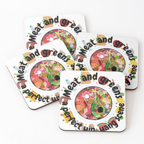 Item preview, Meat and greens a perfect yin-yang scene designed and sold by Lewdaim.