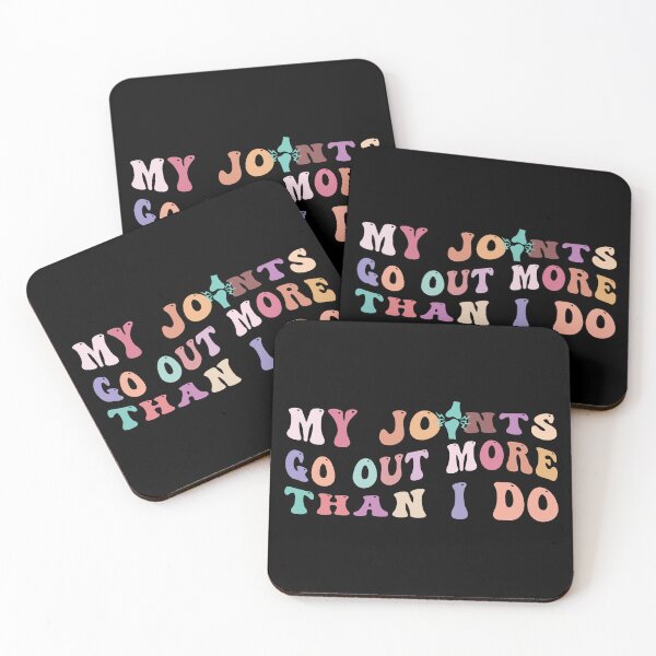 Item preview, "My Joints Go Out More Than I Do" Retro Medical Design designed and sold by hitechmom.