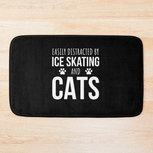 Item preview, Easily Distracted By Ice Skating And Cats Skating Ice Skater designed and sold by FirnandArt.