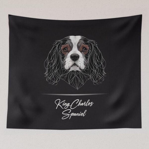 Item preview, King Charles Spaniel Portrait designed and sold by Best-Breeds.