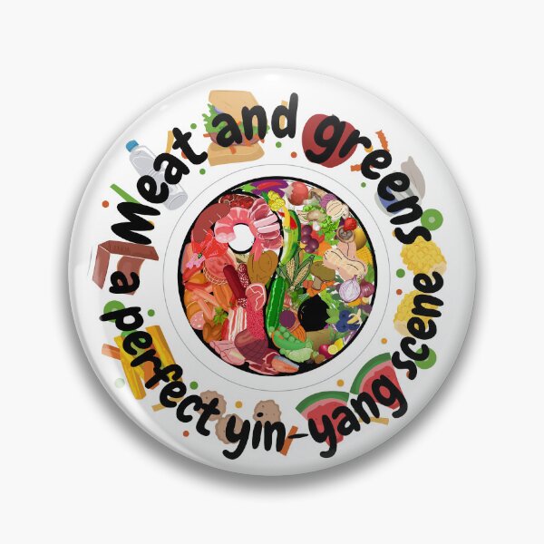 Item preview, Meat and greens a perfect yin-yang scene designed and sold by Lewdaim.