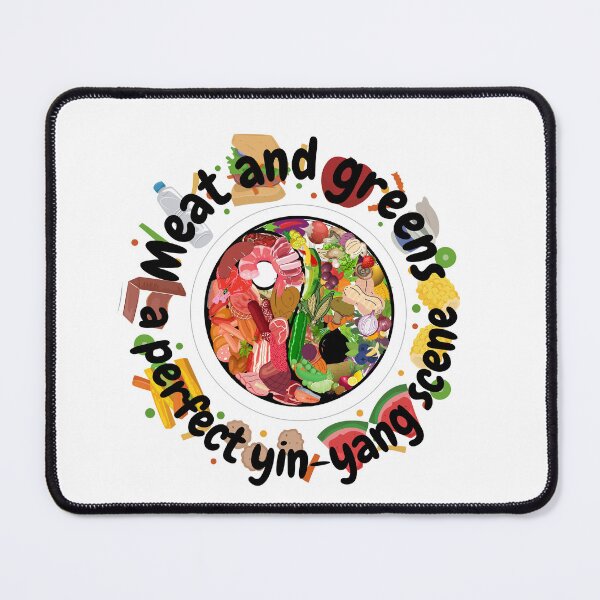 Item preview, Meat and greens a perfect yin-yang scene designed and sold by Lewdaim.