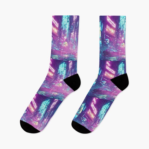 Item preview, stunning city lights illustration neon_03 designed and sold by AbundanceMind.