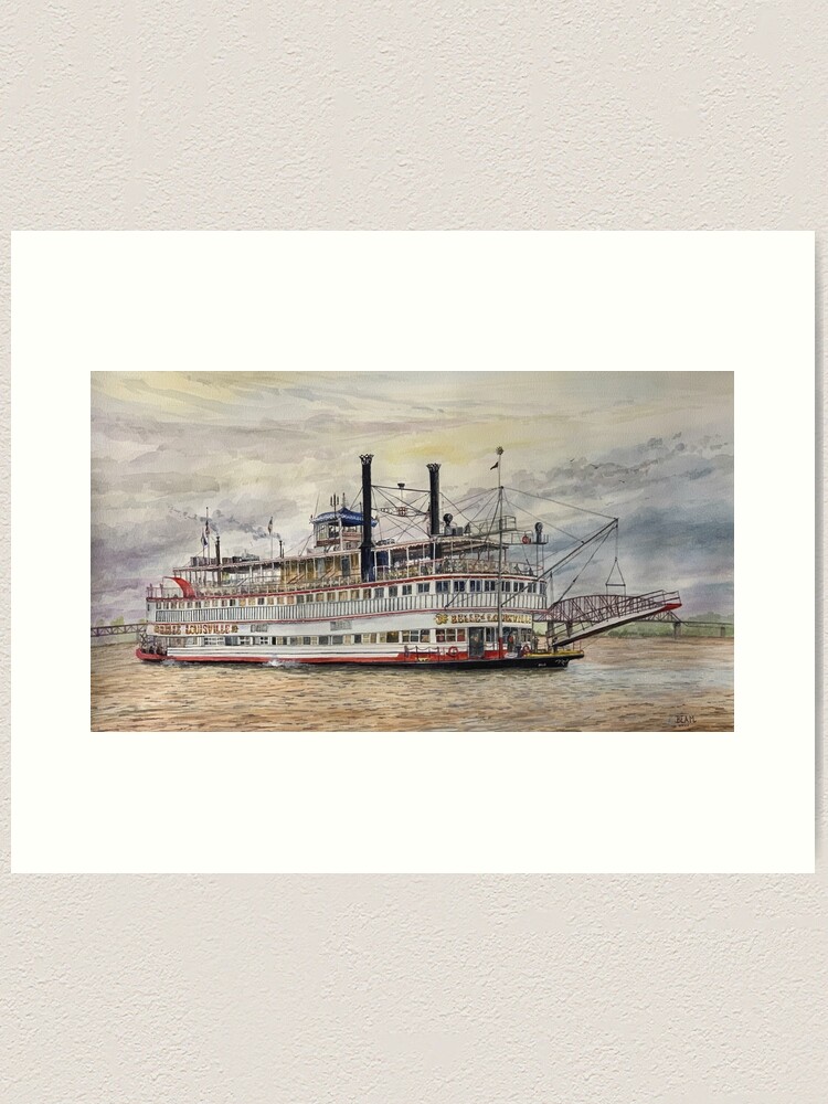 Louisville wall art print watercolor 2