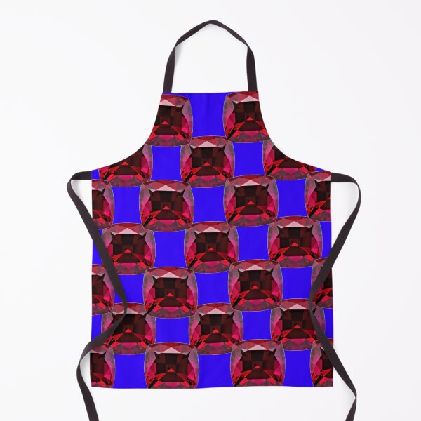 Item preview, RED GARNET GEMS JANUARY BIRTHSTONES BLUE  ART designed and sold by sharlesart.