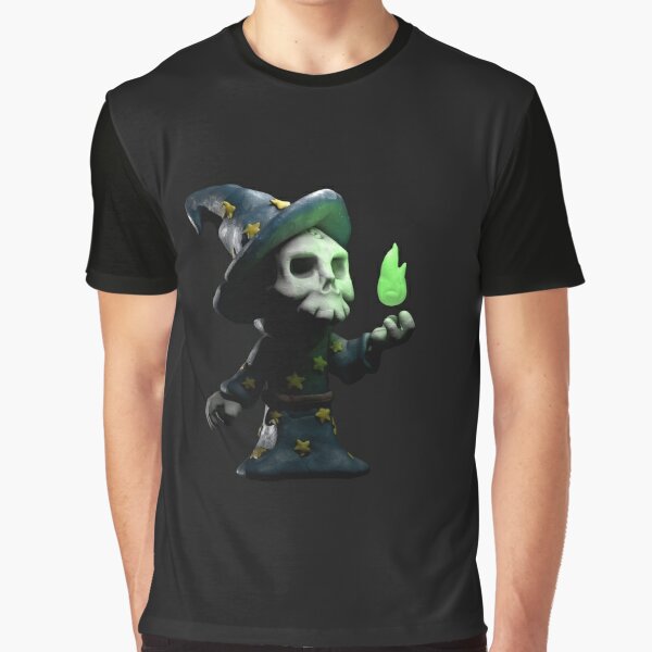 Cute Clay Wizard 3D Graphic T-Shirt