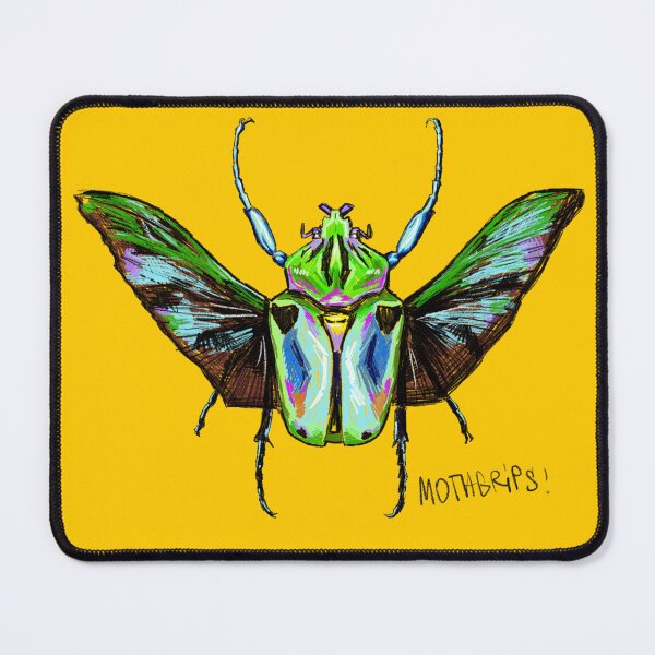 Item preview, beetle with open wings designed and sold by mothgrips.